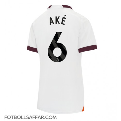 Manchester City Nathan Ake #6 Bortatröja Dam 2023-24 Kortärmad